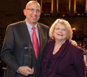 Bob Dell and Esther Lardent at the 2012 PBI Annual Dinner.
